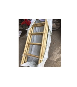 New Arrival Natural Bamboo 6-Step <b>Towel</b> Ladder Freestanding Hotel <b>Bathroom</b> Decoration Furniture with Stool Function - Product Image 3