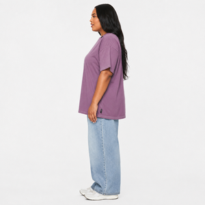 100% Cotton Summer <b>Appliques</b> Baggy Drop Shoulder Ladies T-shirt Custom 3D Screen Printed logo Heavyweight Boxy Cheap price - Product Image 3