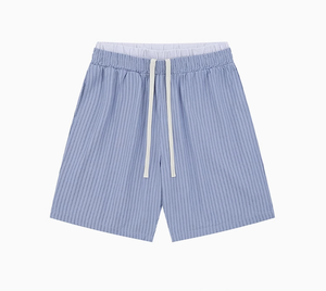 Pantalones Cortos Casuales para Hombre, Algodón Premium, Corte Relajado, Cintura Elástica con Cordón, Ropa de Calle de Verano para Uso Diario, Prendas Inferiores Cómodas - Product Image 2