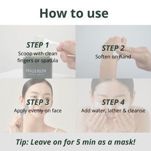 ERIGERON 100ml Heartleaf Facial Cleanser Doux Hydratant Wash Korean Skincare for Sensitive Skin Care - Product Image 3