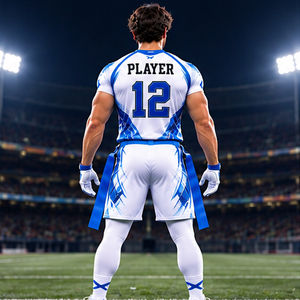 Großhandel 7V7 3D Flag Football Uniformen mit Anpassbarem Frontlogo-Etikett Premium-Qualität Schnelltrocknend Unisex Erwachsenen-Sportpaket - Product Image 2