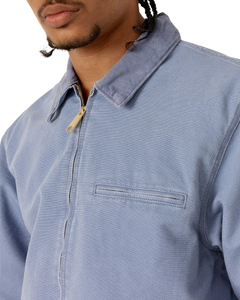 Veste en sergé de coton à manches longues avec logo brodé, style décontracté et tendance pour homme, matériau de haute qualité pour une image professionnelle - Product Image 5