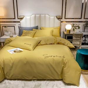 Juego de Ropa de Cama de Hotel de Lujo, 100% Algodón Egipcio, Juego de Edredón Tejido a Medida, 6 Piezas, 600 Hilos, Moderno - Product Image 6