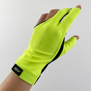 Universal Stretch Snooker Gloves With Customized Rubber Logo Wrinkle Free Compression Fit <b>Pool</b> <b>Cue</b> Bridge Hand Mitts OEM Service - Product Image 1