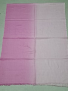 ผ้าคลุมไหล่แคชเมียร์ 100% ทำมือ ทอมือ ลายไล่เฉดสี - Product Image 3