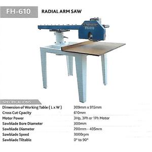 Maquinaria para Trabajar la Madera Fabricada en Malasia, Sierras para Madera, Sierra de Brazo Radial, Sierra de Mesa - Product Image 3