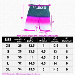 Short de boxe et de MMA 2 en 1 pour hommes, unisexe, taille moyenne, vêtements d'entraînement, jogging imprimé par sublimation, sans gi tissé, design unique de couleurs. - Product Image 6