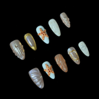 Faux ongles faits à la main en gros, prix de gros, styles variés, fabrication sur commande ODM, faux ongles de qualité supérieure, livraison mondiale