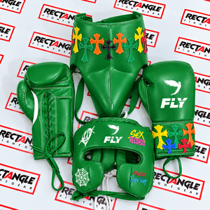Ensemble de boxe professionnel de qualité supérieure, ensemble de sparring personnalisé avec logo, équipement de combat, ensemble de sparring en gros, ensemble d'entraînement en cuir véritable - Product Image 1