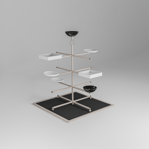 Wholesale Commercial Metal Wash Basin Stand Tile Display Rack <b>Frame</b> for Marble Ceramic Tile Showroom Store Exhibition - Product Image 1