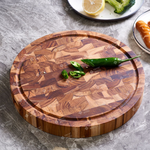 Planche à découper en bois d'acacia massif, durable, directement de l'usine Smartwood : TitanBlock Elite - Product Image 5