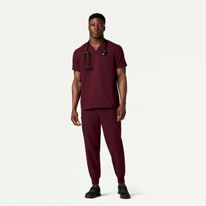 Uniformes Médicos Modernos de Tela Suave para Hombre, Conjunto de Uniformes de Hospital de Alta Calidad con Tecnología de Fusión sin Costuras y Detección de Agujas - Product Image 1