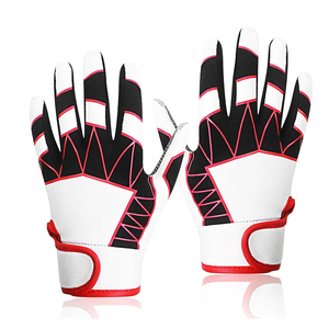 Guantes de Béisbol de Cuero Genuino, Profesionales, Antideslizantes, con Cierre de Gancho y Bucle, Ambidiestros, Ecológicos - Product Image 1