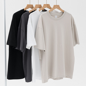 Camiseta de Alta Calidad 100% Algodón Tejido, Corte Regular, para Hombre, Ecológica, Transpirable, Estilo Hip Hop, para Invierno, Diseño Sólido, OEM ODM - Product Image 3