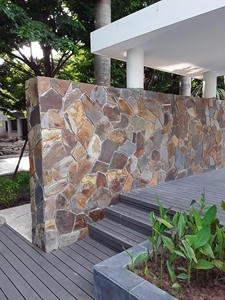 Revêtement mural moderne en ardoise multicolore écologique et durable pour allées de jardin, villas et complexes hôteliers - Pierre Thanh Thanh Tung 5+ - Product Image 3
