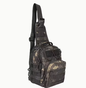 Tactical Backpack Durable Lightweight Water Resistant <b>Large</b> Capacity <b>Outdoor</b> Travel Bag Multi-Pocket Sports Equipment Storage - Product Image 1