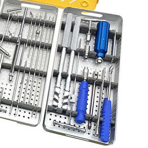 Kit de Instrumentos de Acero Inoxidable de Alta Calidad para Placa de Bloqueo Ortopédica AO, para Cirugía de Trauma en Miembros Inferiores, Manual, Resistente a Altas Temperaturas - Product Image 2