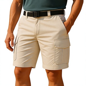 Pantalones Cortos Cargo a Cuadros Casuales de Talla Grande para Hombre, Diseño Personalizado, Transpirables, de Secado Rápido, Antiarrugas, Ecológicos, 100% Algodón Twill - Product Image 4