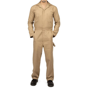 Tenue de travail en coton de qualité supérieure pour hommes, chemise et pantalon à manches longues pour mécanicien automobile, technicien industriel, combinaison d'atelier - Product Image 1
