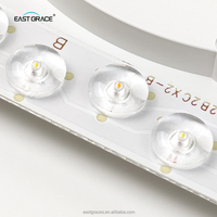 Plafonnier LED fin 48W, étanche IP40, 4320lm, haute luminosité, 120° °   Conception anti-insectes à faisceau large pour entrepôts et couloirs d'escalier