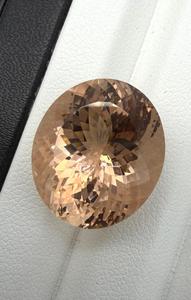 Piedra Preciosa de Morganita Natural, Corte Ovalado de 15x17.50 mm, Color Durazno, Piedra Suelta Genuina para Joyería, Piedra Preciosa Rara - Product Image 6