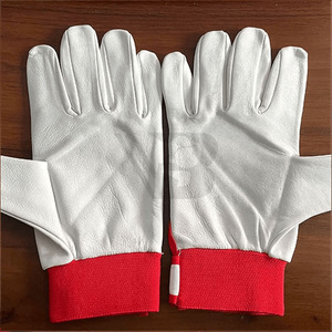 Made In Pakistan Safety Work Wear <b>Gloves</b> Direct Factory Made Best Price High Quality Cow Split Leather Working Safety <b>Gloves</b> - Product Image 5