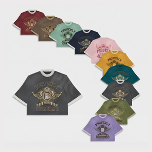 T-shirt Homme Décontracté d'Été à Col en V et Manches Courtes, Style Hip-Hop, Respirant, en Polaire, Vêtement Urbain, Vente Chaude, Personnalisable OEM ODM - Product Image 1