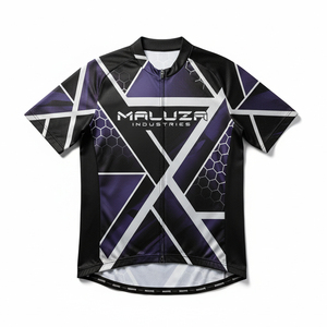 Maillot de Ciclismo Aerodinámico con Mangas Cortadas a Láser, Camiseta de Ciclismo de Grado Profesional, Ligera y Transpirable - Product Image 1