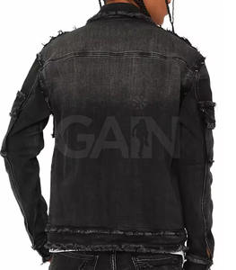Veste en jean sur mesure pour homme, style veste d'hiver chaude et coupe confortable - Product Image 2