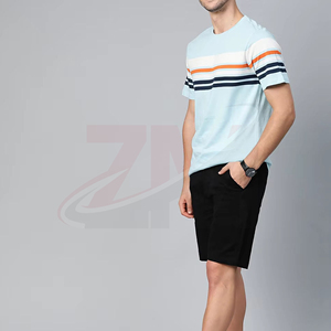 Camiseta Personalizada para Hombre, Estilo OEM, de Algodón Premium, Tejido Lavado, Informal, Sólida, Ropa Urbana de Moda para Uso Diario, Corte Regular - Product Image 5