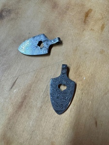 Hot Selling Alloy Arrowhead Style Pendant/Keychain/Necklace Hand Forged <b>Heart</b> Children's Christian Gift Viking Amulet - Product Image 4