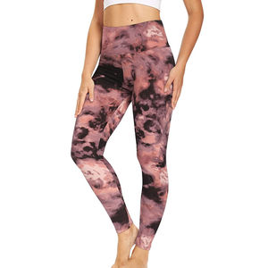 Custom Logo <b>Tie</b> <b>Dye</b> Stripes Yoga <b>Leggings</b> Gym Push up Sports <b>Leggings</b> Fitness Yoga Pants for Women Digital Printing Fitness Pant - Product Image 6