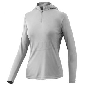 High Quality Fishing Shirts UPF50+ Polyester <b>Sunscreen</b> Driy Fit <b>Waterproof</b> Quick Dry UV Hoodie Performance Fishing Shirts - Product Image 1