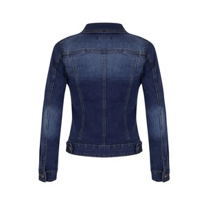 Nouvelles vestes courtes en jean pour femmes, style automne, délavées, à manches longues, vintage, décontractées, blouson bomber en jean, manteau en jean pour femmes, vêtements d'extérieur - Product Image 3