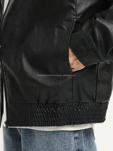 แจ็กเก็ตหนังแฟชั่นสำหรับผู้ชายแจ็กเก็ตหนังแฟชั่นปรับแต่งได้สไตล์ใหม่ - Product Image 6