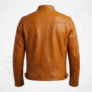 Veste en cuir NAI 0410A pour moto, blouson de motard, vêtement de mode pour motard, équipement de protection pour la conduite, vêtements d'extérieur, vente en gros - Product Image 2