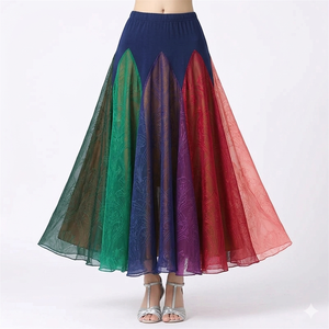 Faldas Tutú de Danza al por Mayor con Pañuelos de Seda a Juego, Faldas de Ballet Fluidas para Mujeres y Niñas, Colores Personalizados - Product Image 5