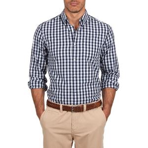 Prix de gros Chemise décontractée pour homme sur mesure Grande taille Manches longues Coupe ample Satin d'été 100% coton Anti-froissement Respirant - Product Image 2