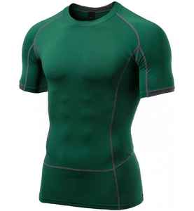 Camisetas de Gimnasio Unisex con Diseño de Manga Corta, Impresión Digital Personalizada OEM al por Mayor, Sublimación 3D en Poliéster, Antibacterianas - Product Image 2