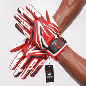 American Football Gloves for Men and Youth, Sticky Grip Performance Receiver Gloves for Training and Game Day Use - Product Image 3