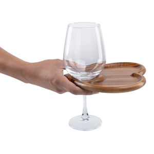 Portavasos de Madera de Acacia al por Mayor, Bandeja para Exhibición de Postres, Accesorios Personalizables para Bebidas, Portátil, de Vietnam - Product Image 3