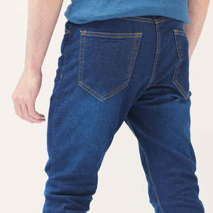 Pantalones Vaqueros Rectos para Hombre, Diseño Elegante, Estilo Desgastado, Cintura Elástica, Tela Suave, Ideales para Actividades al Aire Libre, Estilo Casual - Product Image 5