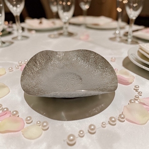 Frutero de Metal Plateado Martillado a Mano, Libre de BPA, Resistente al Calor, con Forma de Ola, Centro de Mesa para Decoración de Cocina y Comedor - Product Image 3