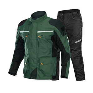 Traje de Motociclismo para Hombre, Manga Larga, Bloques de Color, Resistente al Viento, Transpirable, Ropa de Carreras, Poliéster y Nailon, Todas las Temporadas, FIT FRONT - Product Image 5