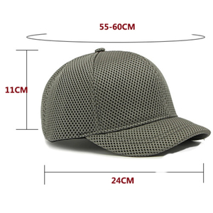 Gorra de Béisbol de Malla Unisex con Diseño Personalizado 2026, de 6 Paneles, Color Sólido, Transpirable, Ajustada, para Adultos, Uso Casual, Primavera Verano, ODM - Product Image 4