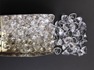 Topacio Blanco Natural de 8MM con Corte Trillón, Gema Suelta de la Mejor Calidad para la Fabricación de Joyas - Product Image 6