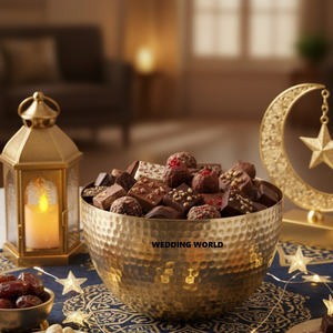 Ensemble de deux coupelles à chocolat martelées, finition or et argent, qualité supérieure, design élégant, nouvelles coupelles à chocolat. - Product Image 4