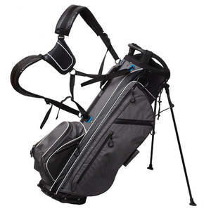 Sac de golf Bagnex haute capacité en cuir PU, imperméable et durable, type Boston, pour hommes, avec logo personnalisé - Product Image 1