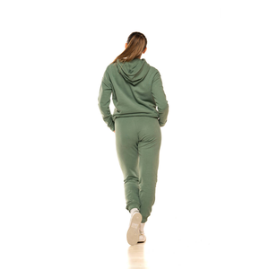 Survêtement de jogging personnalisé avec logo, 100 % coton, teint uni, poids de tissu moyen - Product Image 2