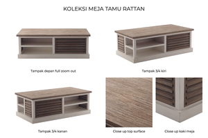 Table basse Luna élégante en teck massif, style scandinave moderne, finition naturelle pour le mobilier de salon - Product Image 5